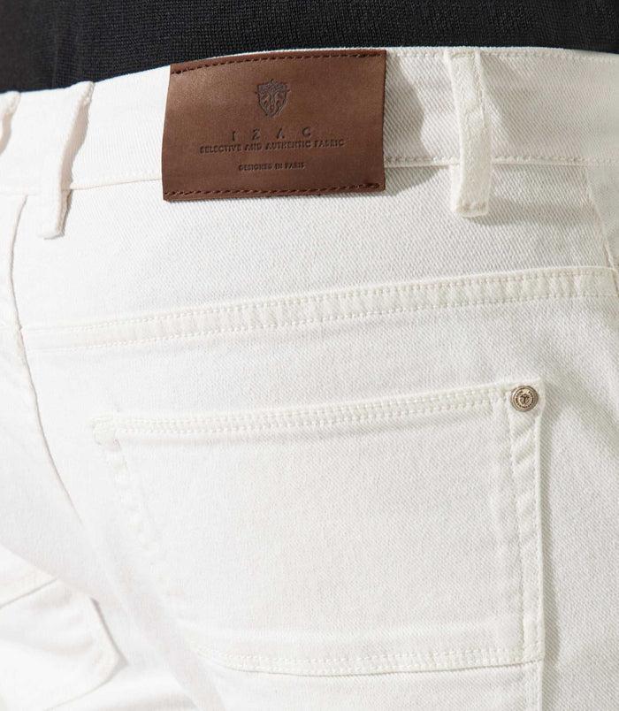 Izac Jean Straight Blanc ETIC
