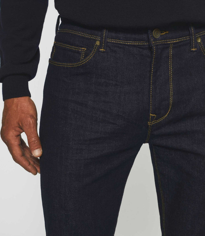 Izac Jean Straight Bleu Foncé EBLOUI