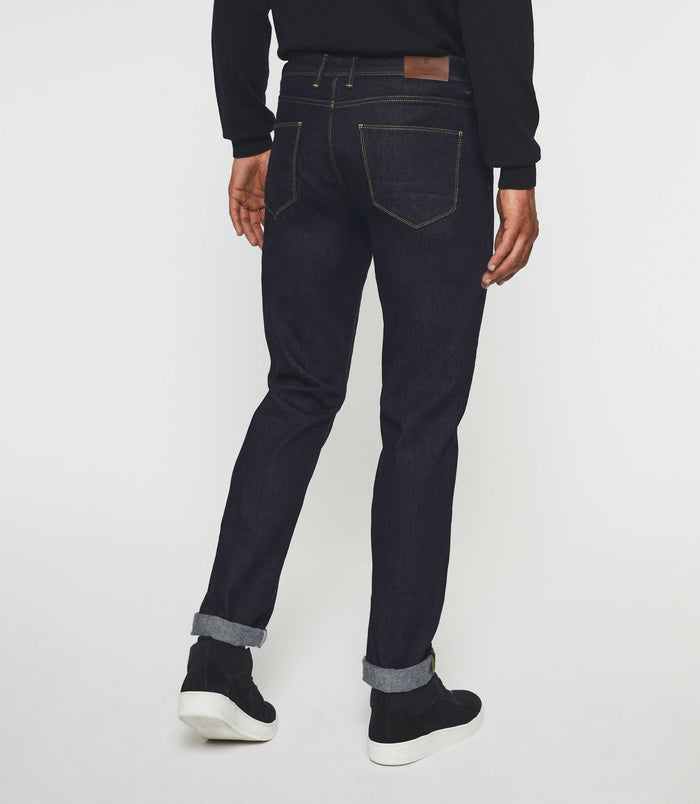 Izac Jean Straight Bleu Foncé EBLOUI