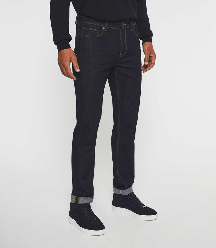 izac Jean straight bleu foncé EBLOUI
