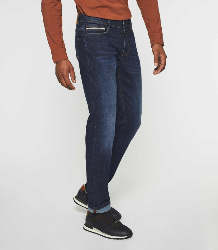 izac Jean straight bleu foncé EGERIE