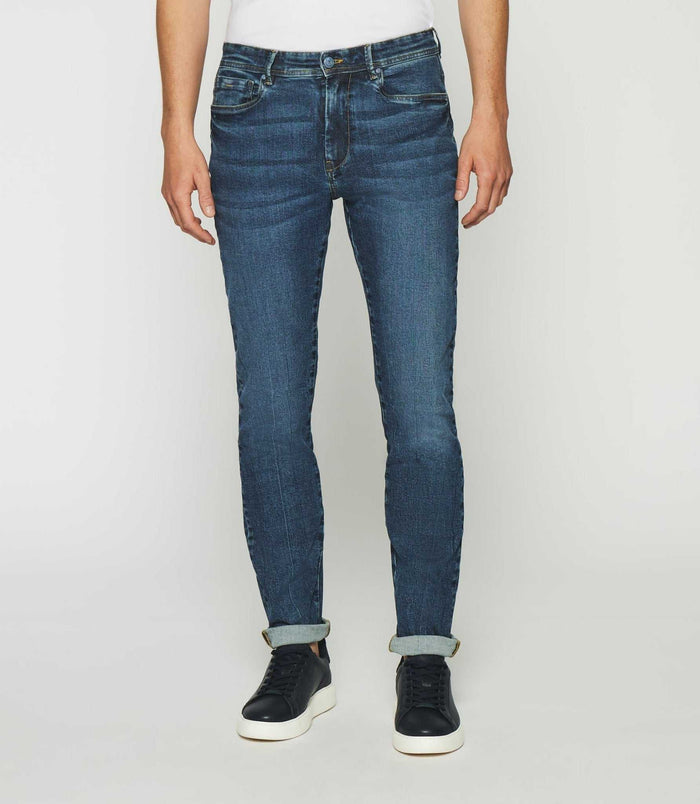 izac Jean straight bleu moyen TEDI
