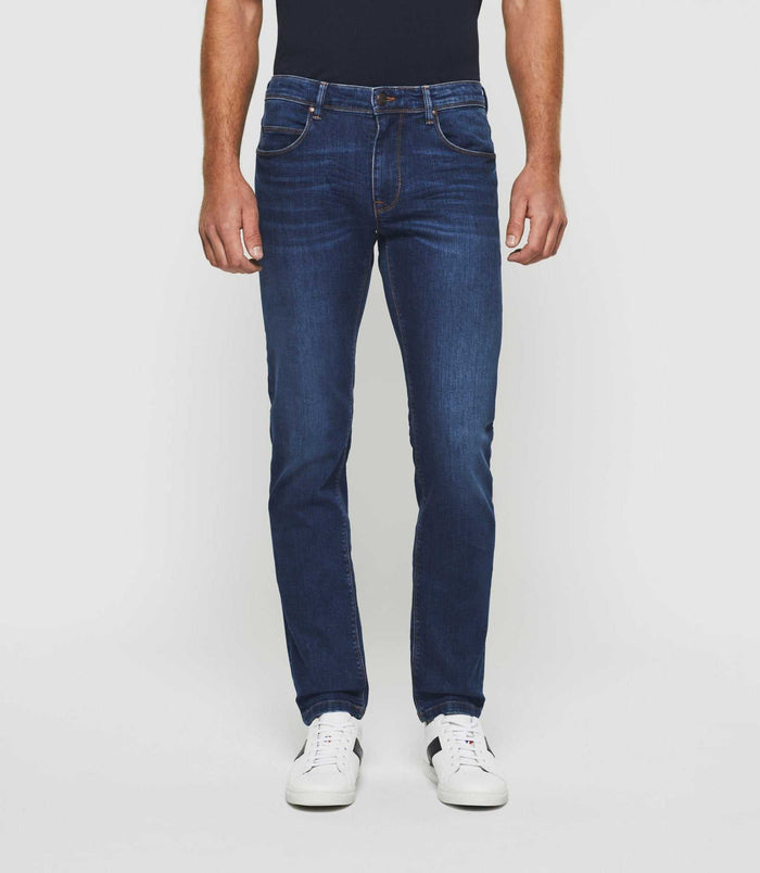 izac Jean straight hydroless bleu moyen "Techno"
