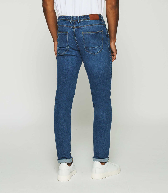 Izac Jean Straight Hydroless Permanent Bleu Moyen
