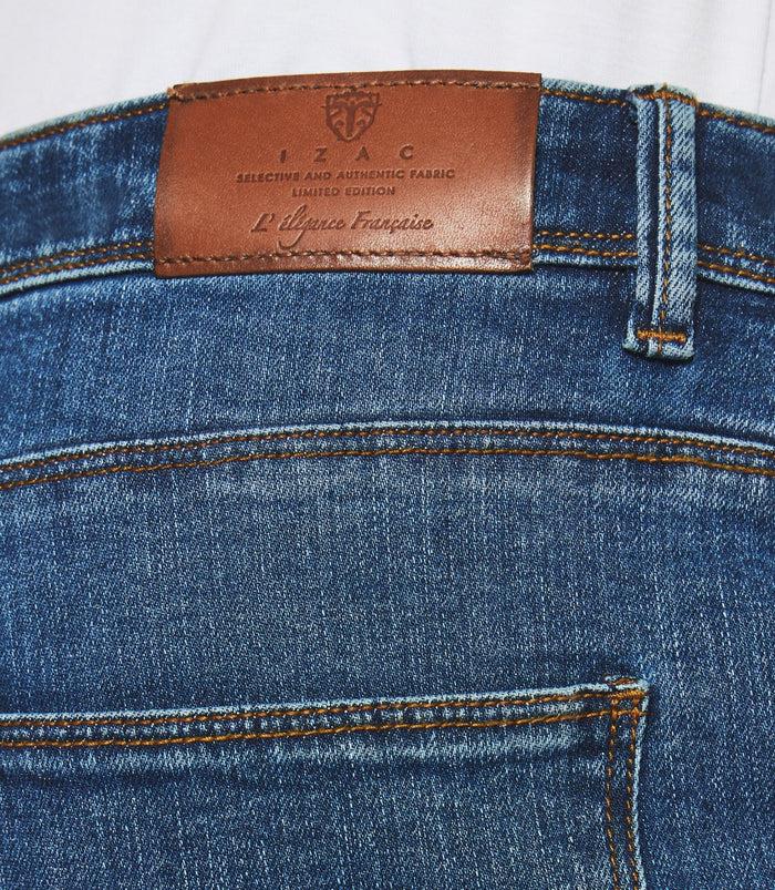 Izac Jean Straight Hydroless Permanent Bleu Moyen