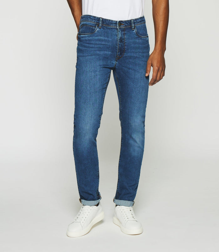 izac Jean straight hydroless permanent bleu moyen