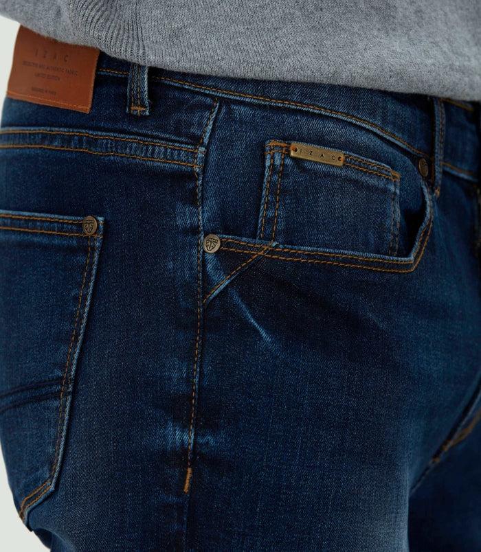 Izac Jean Stretch Bleu Moyen "Rostero"