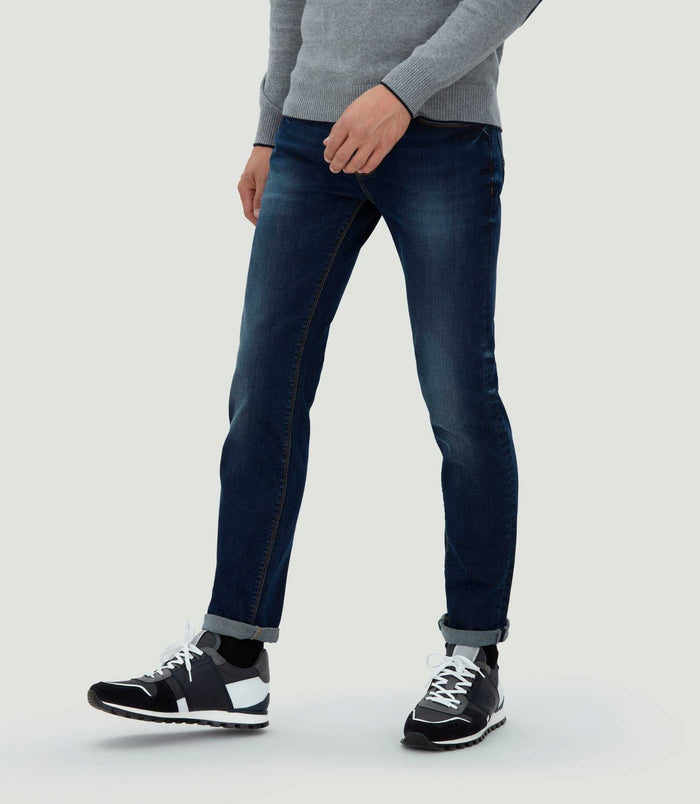 Izac Jean Stretch Bleu Moyen "Rostero"