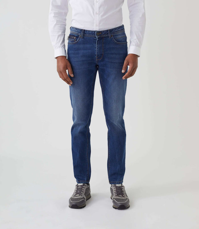 izac Jean super slim bleu moyen "Lael"
