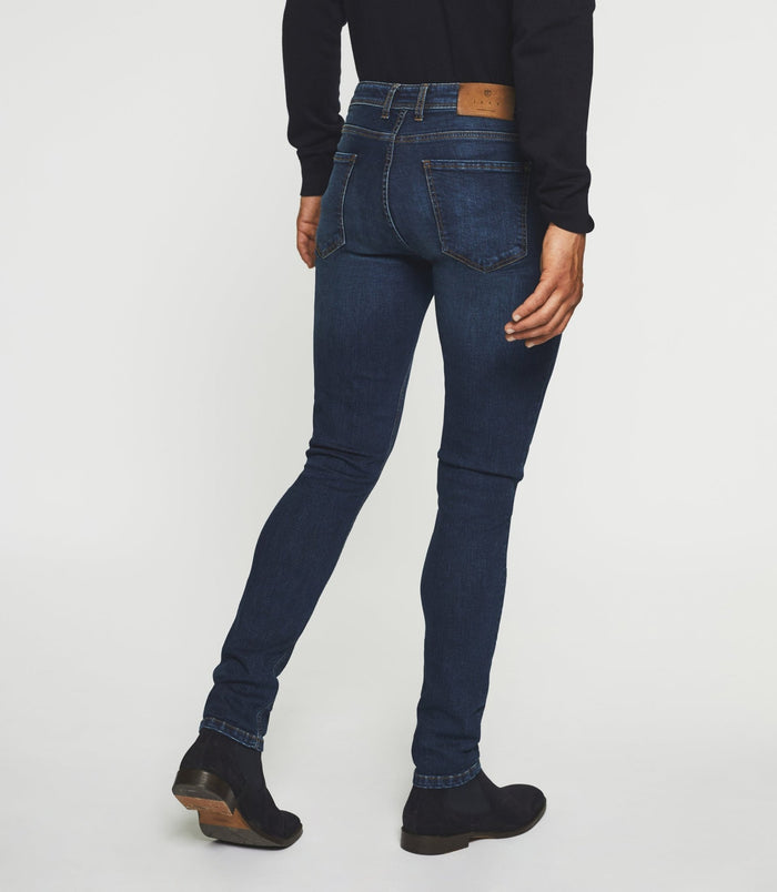 Izac Jean Super Slim Denim Bleu Foncé EFFET