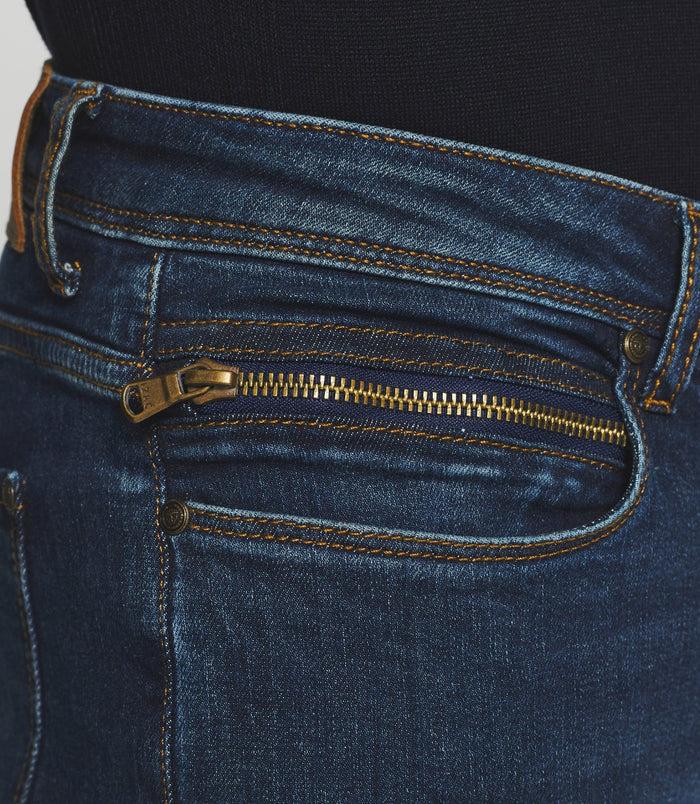 Izac Jean Super Slim Denim Bleu Foncé EFFET