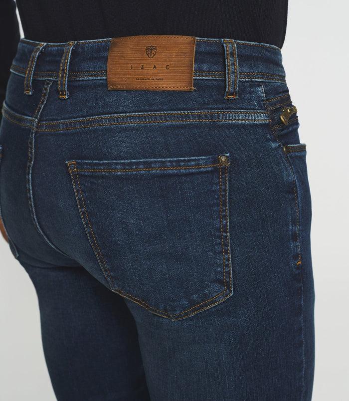 Izac Jean Super Slim Denim Bleu Foncé EFFET