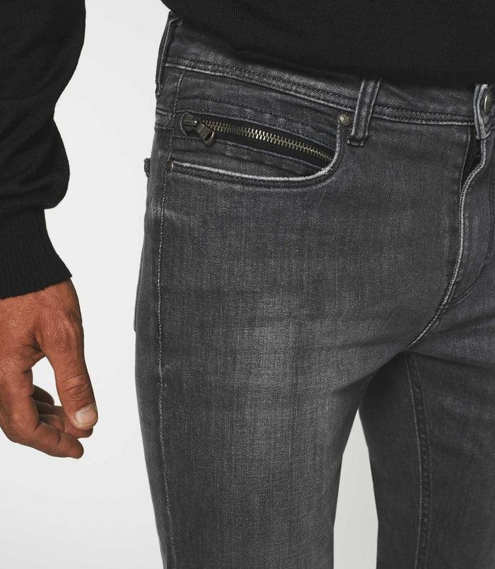 Izac Jean Super Slim Denim Gris Moyen EFFET