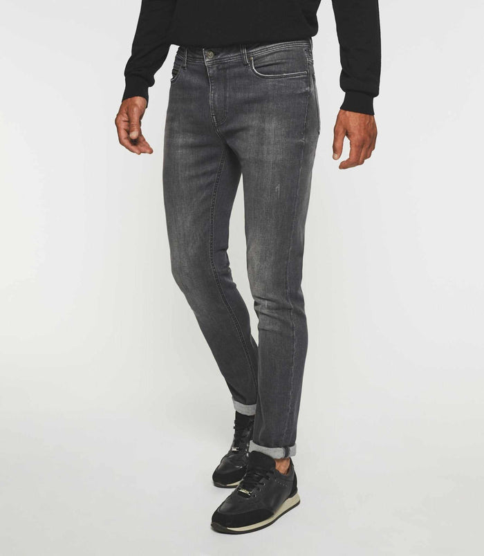 izac Jean super slim denim gris moyen EFFET