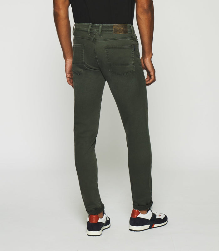 Izac Jean Super Slim En Maille Kaki TOUPIE