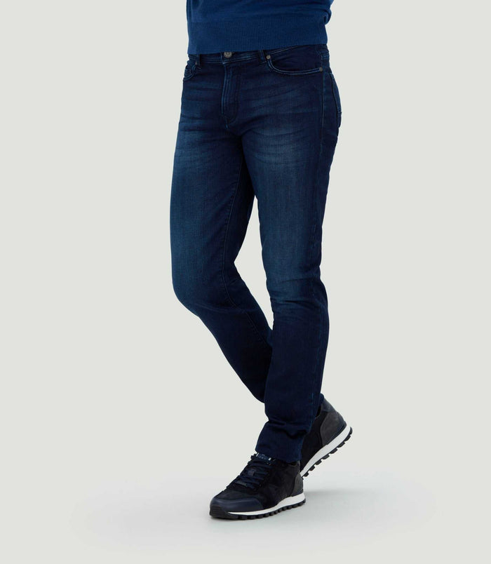 Izac Jogger Jean Hydroless Bleu Moyen "Royal"