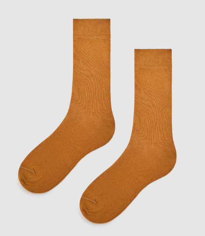 izac Lot de 2 chaussettes ocre ROCK
