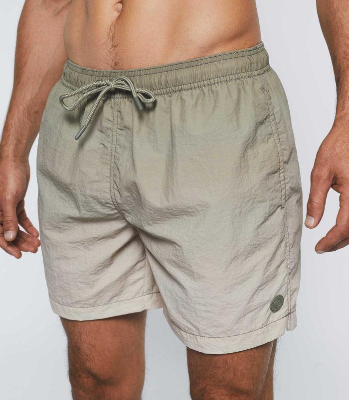 Izac Maillot De Bain Dégradé Kaki "Icecream"