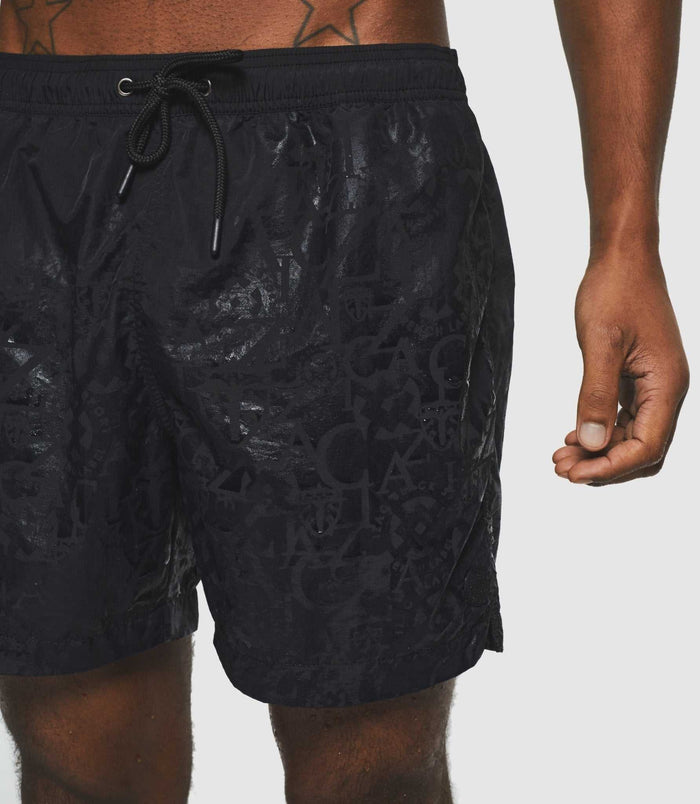 Izac Maillot De Bain Imprimé Noir "Inedit"