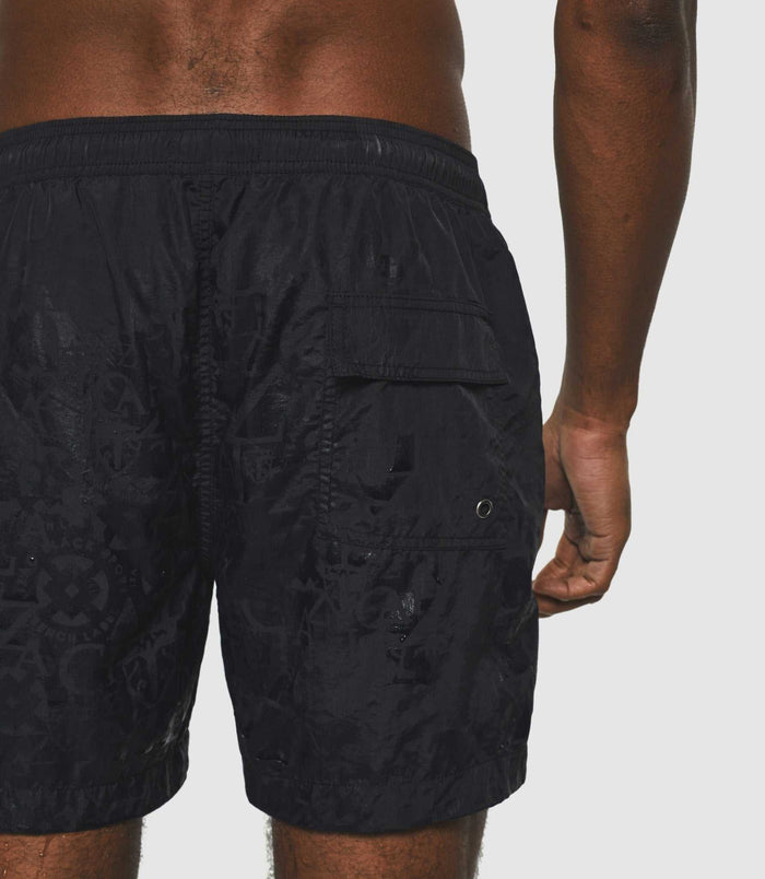 Izac Maillot De Bain Imprimé Noir "Inedit"