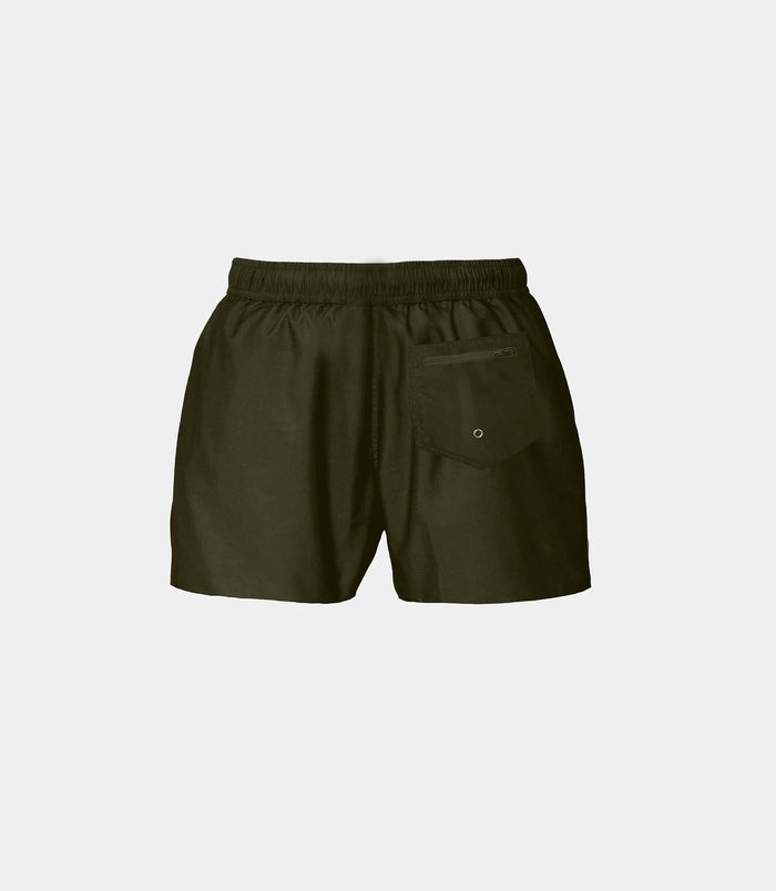 Izac Maillot De Bain Uni Kaki "Wallas"