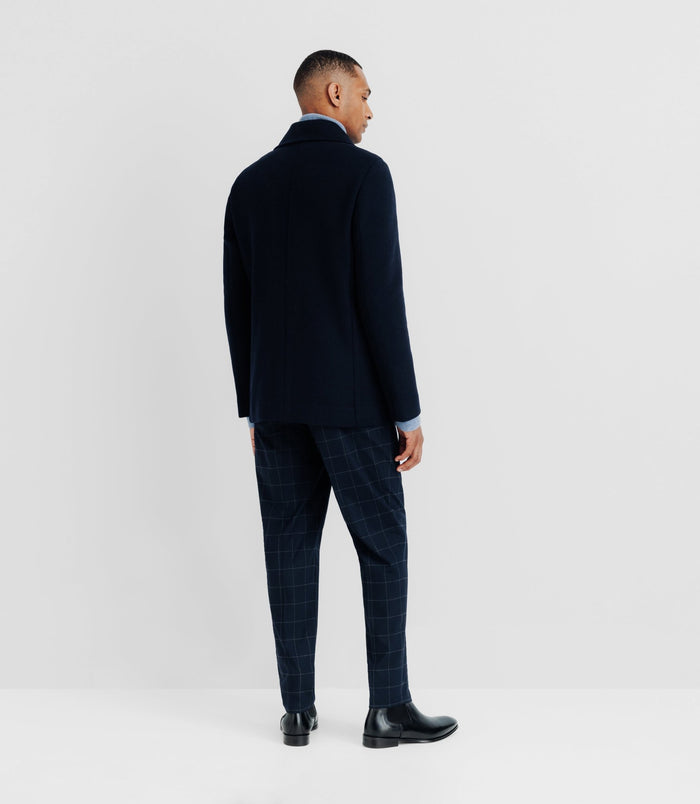 Izac Manteau Caban 6 Boutons Marine