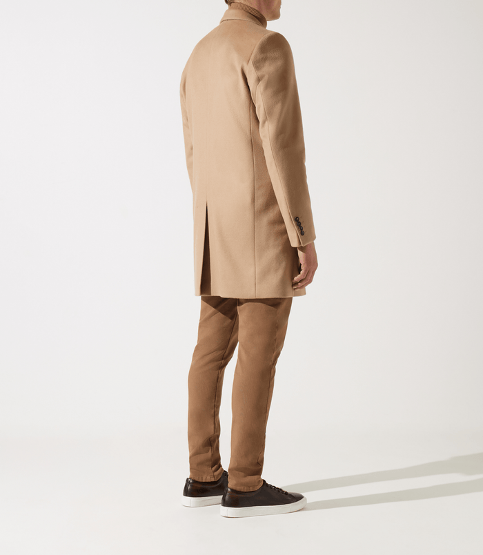 Izac Manteau En Laine Cachemire Camel INDALECIO