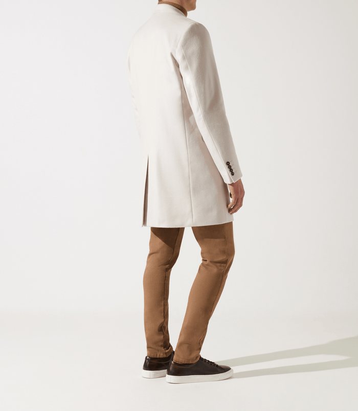 Izac Manteau En Laine Cachemire écru INDALECIO