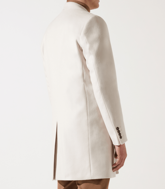 Izac Manteau En Laine Cachemire écru INDALECIO