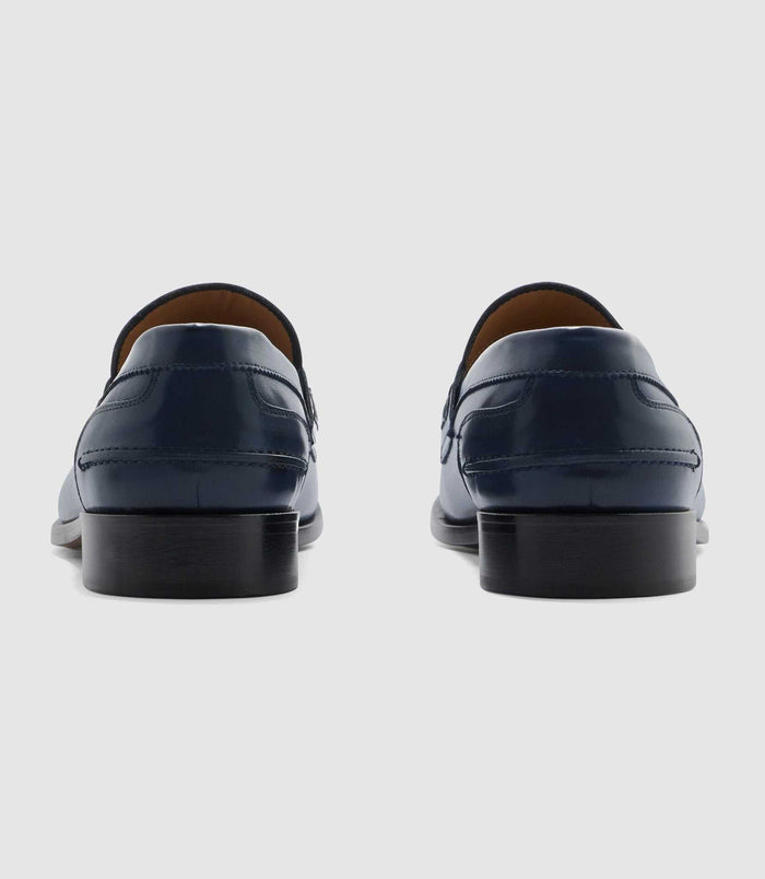 Izac Mocassin Couture Marine "Erasmus"