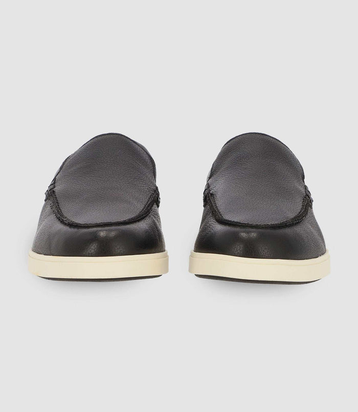 Izac Mocassins En Cuir Noir
