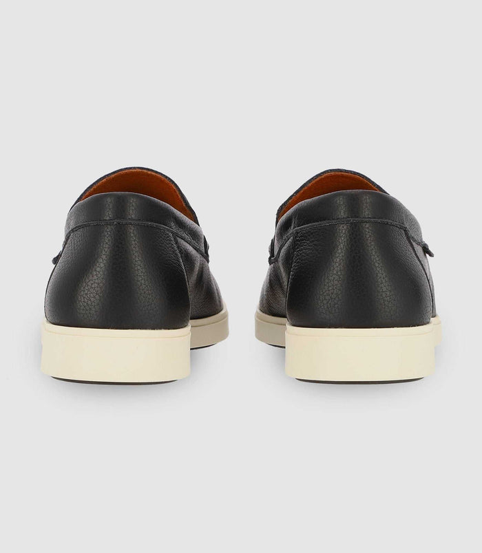 Izac Mocassins En Cuir Noir