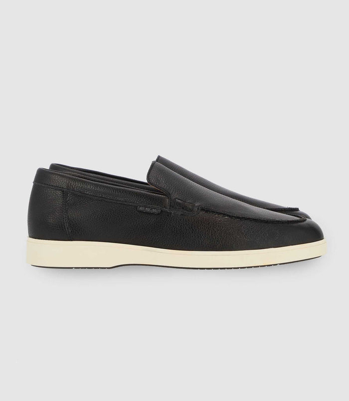 Izac Mocassins En Cuir Noir