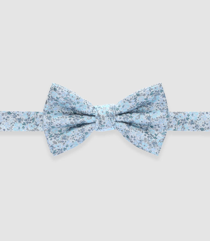 izac Nœud papillon à motifs bleu ciel NPUPAS