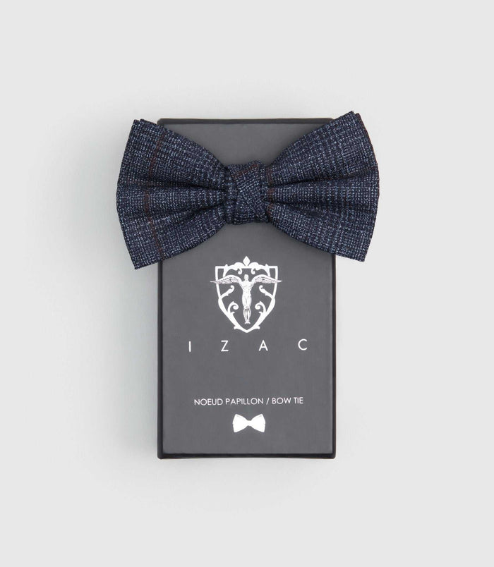 izac Noeud papillon bleu "NPbruno"