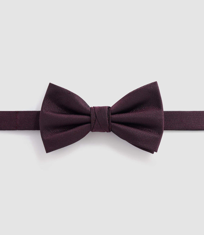 izac Nœud papillon bordeaux foncé "Npmartine"