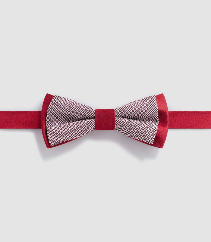 izac Nœud papillon bordeaux "Npduougo"