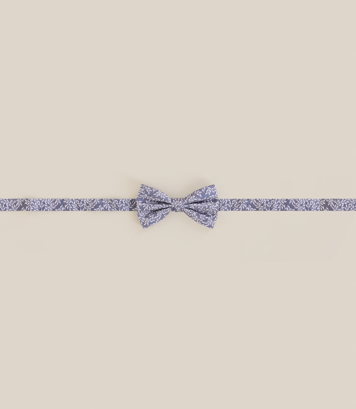 izac Noeud papillon en tissu fantaisie bleu