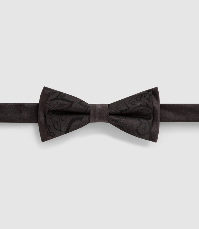 izac Nœud papillon gris anthracite "Npduojet"