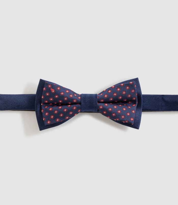 Izac Noeud Papillon Rouge-marine "Npduociara"