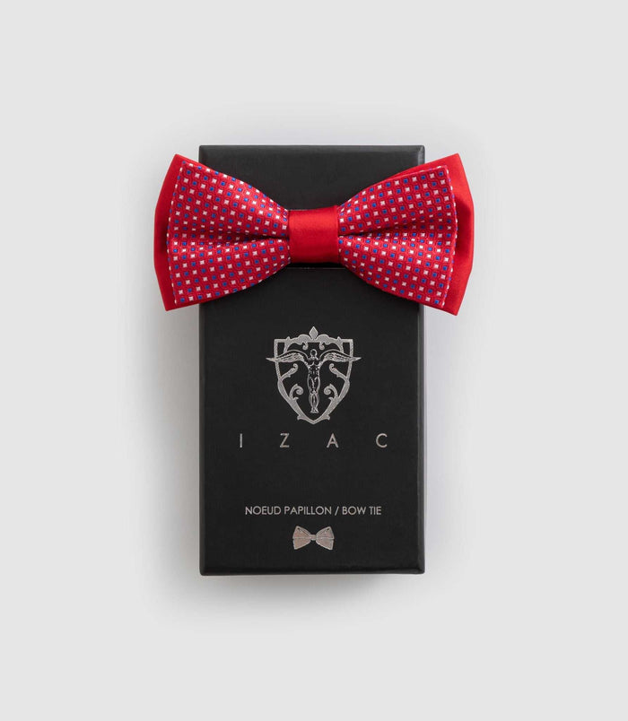 izac Noeud papillon rouge "Npduo Carlotta"