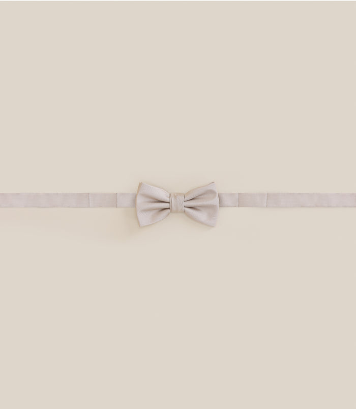 izac Noeud papillon uni beige