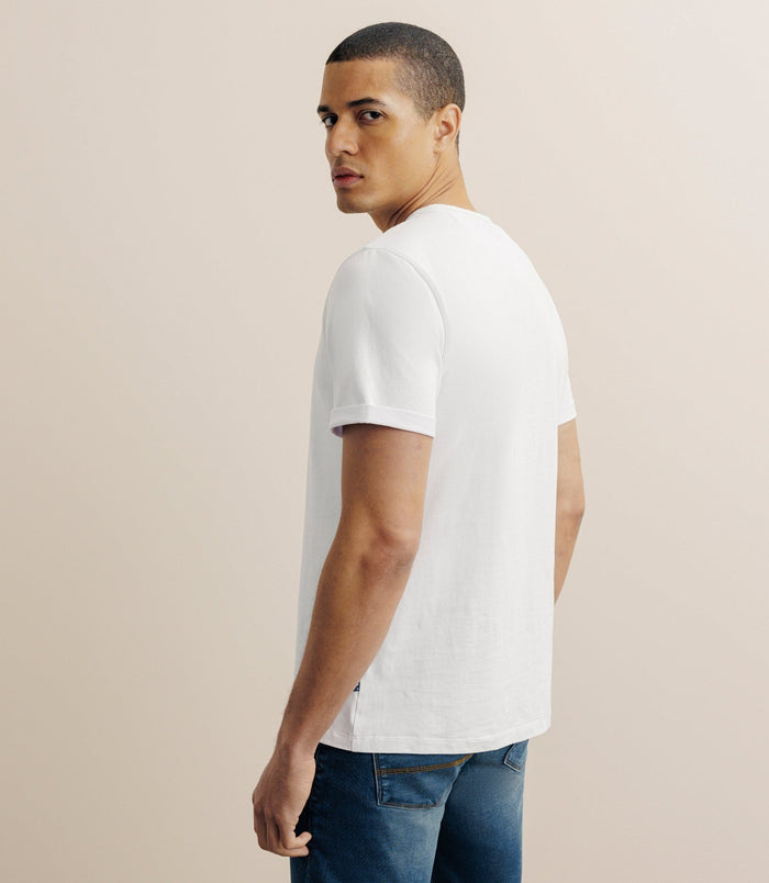 Izac Pack De 2 T-shirts Col Rond Blancs