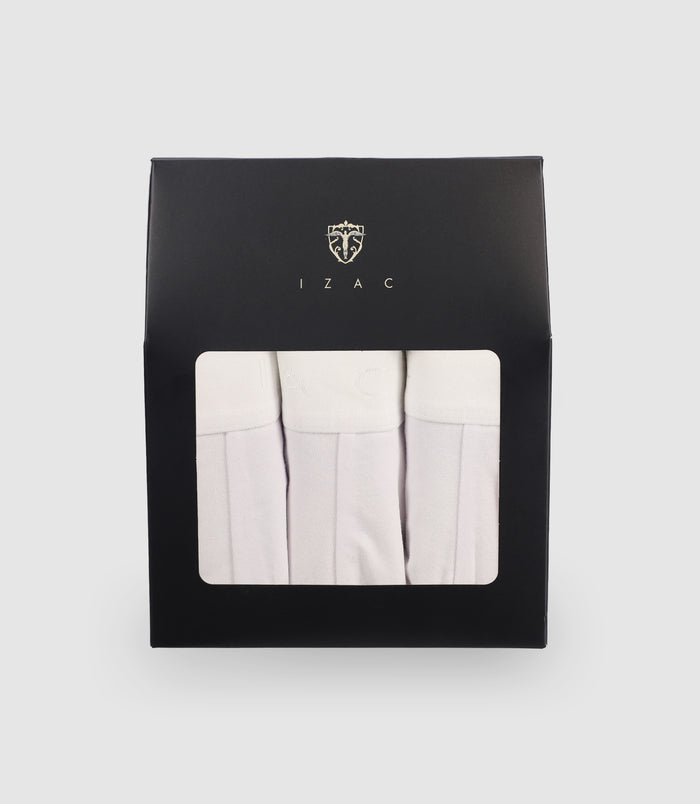 izac Pack de 3 boxers blanc