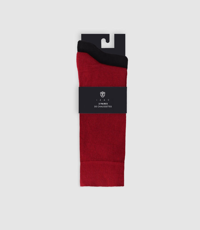 izac Pack de chaussettes fantaisie noires