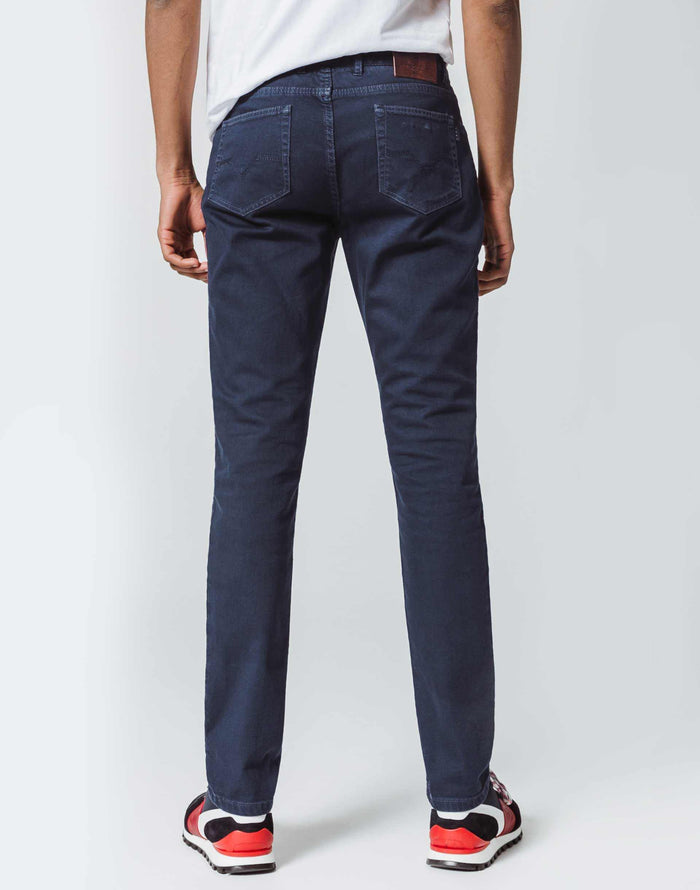 izac Pantalon 5 Poches Marine