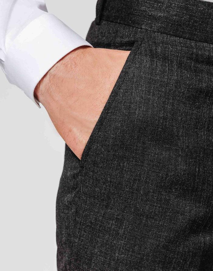 Izac Pantalon Anthracite Mouliné