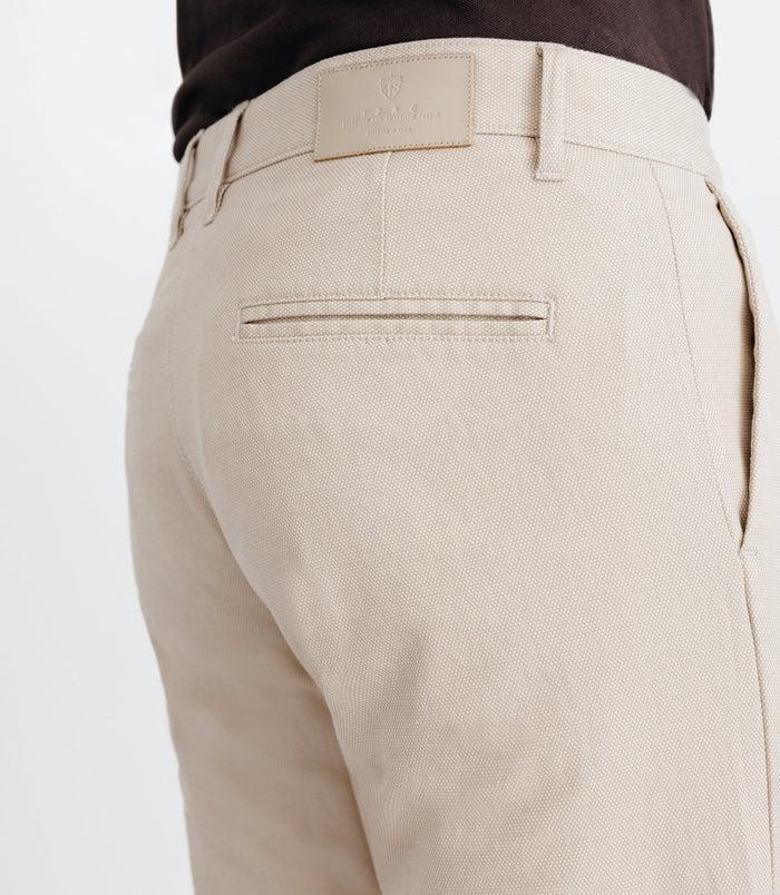 Izac Pantalon Armuré Beige