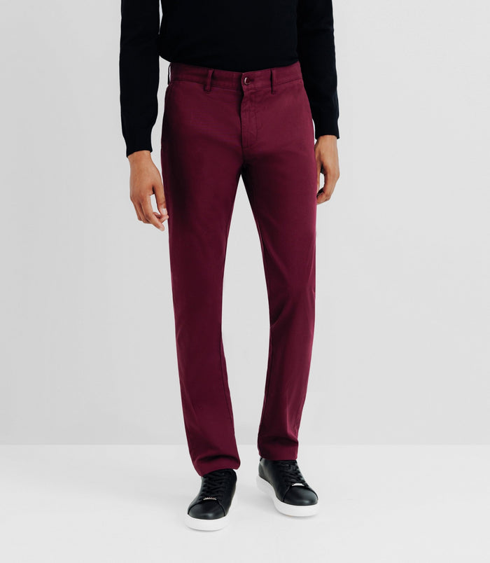 izac Pantalon armuré bordeaux