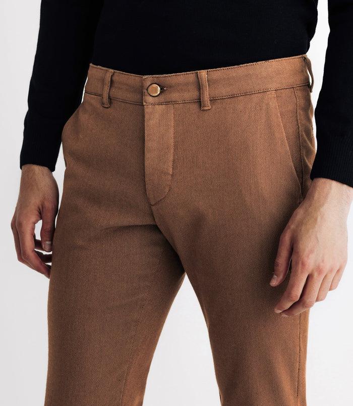 Izac Pantalon Armuré Camel